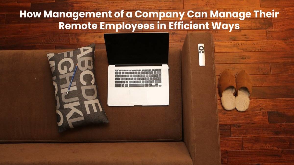 How Management of a Company Can Manage Their Remote Employees in Efficient Ways