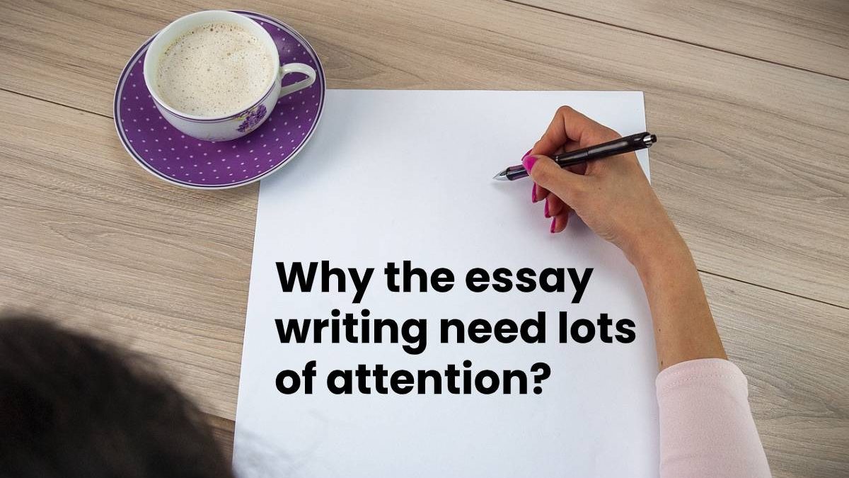 Why the essay writing need lots of attention?