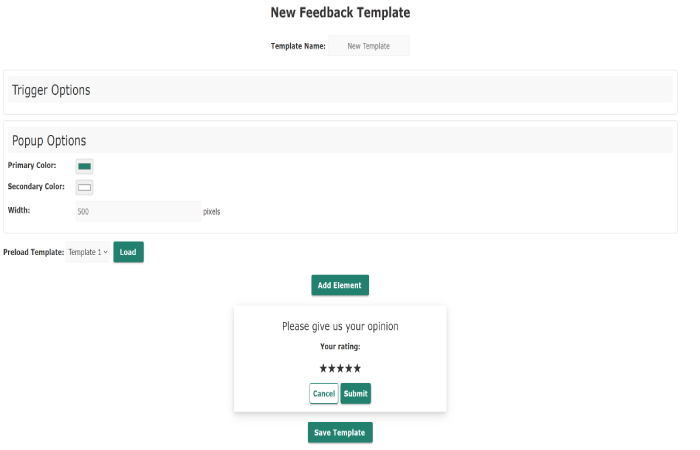 Busatools - feedback template